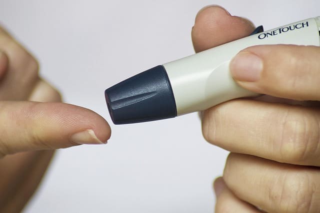 Diabetes Finger Glucose